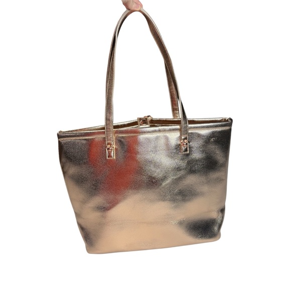 Disney Shiny Gold Tote Bag Mickey Mouse icon - Picture 2 of 9